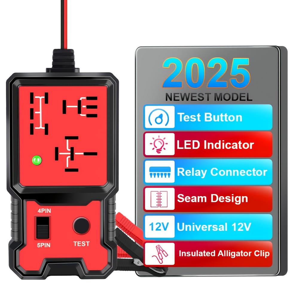 Battery Load Tester - Led Indicator Light Car Battery Tester,