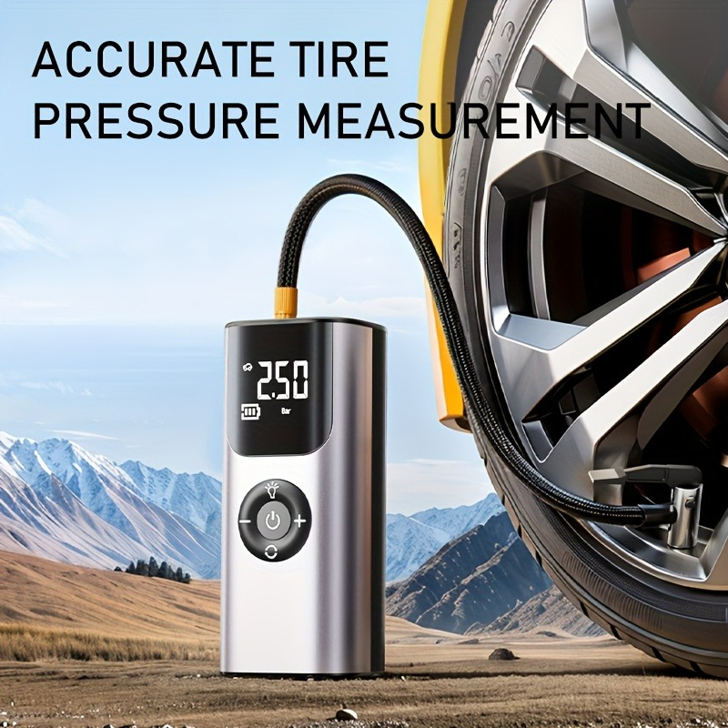 Portable Car Air Pump Tire Inf - Air Compressor reseña y precio