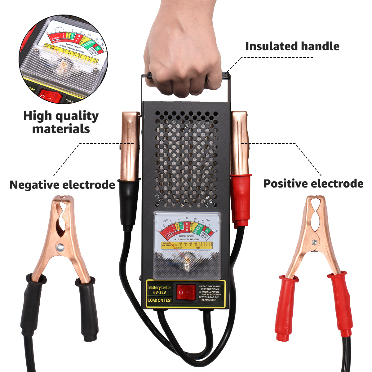 Car Battery Load Tester 6V-12V - Battery Load Tester reseña y precio