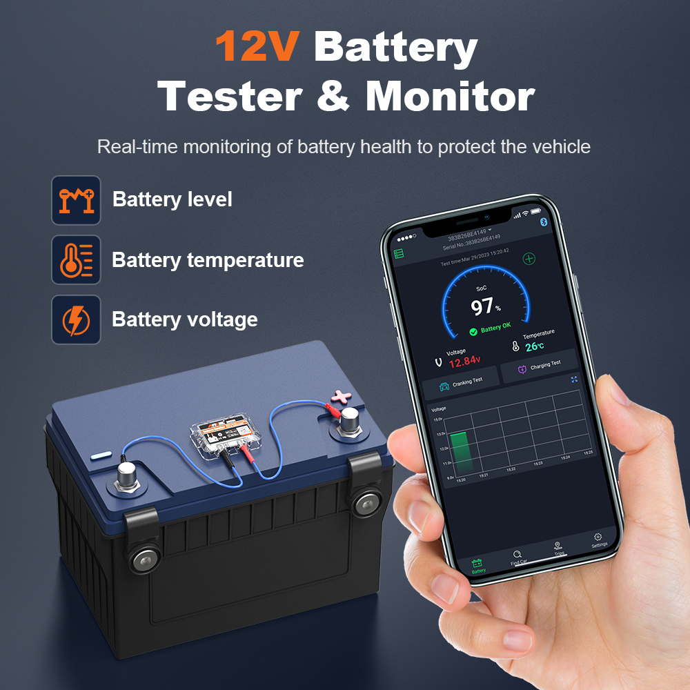 ANCEL BM200 12V Car Battery Mo - Battery Load Tester reseña y precio