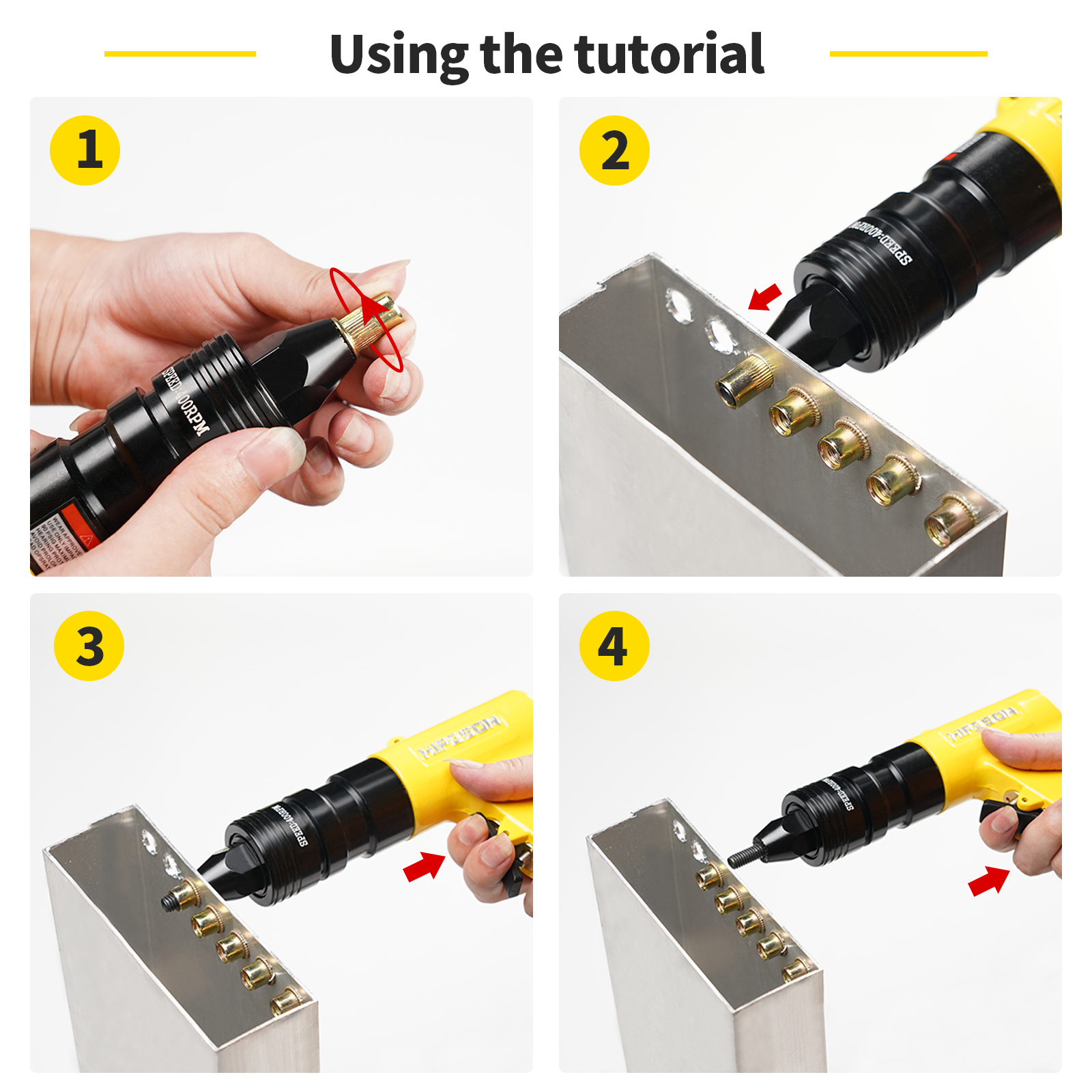 HIFESON Pneumatic Rivet Nut Gu - Rivet Gun Air reseña y precio