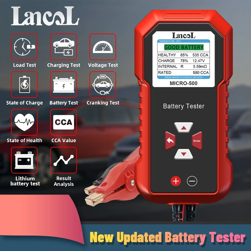 Lancol Micro 500 12V 24V Car B - Battery Load Tester reseña y precio
