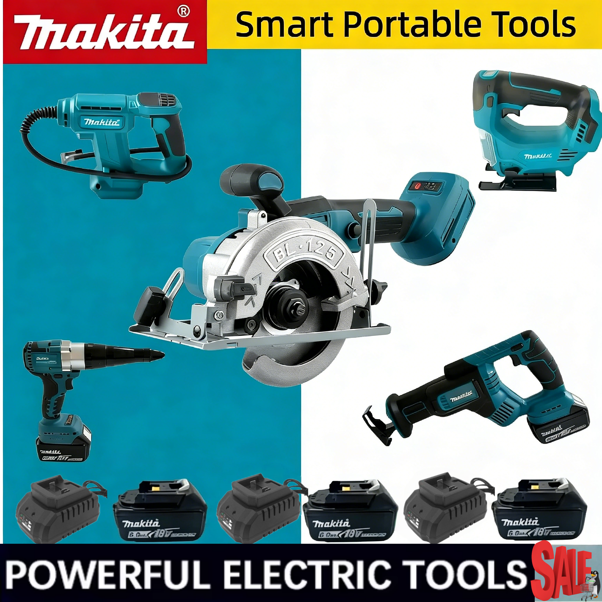 Makita Cordless 18V Power Tool - Rivet Gun Air reseña y precio