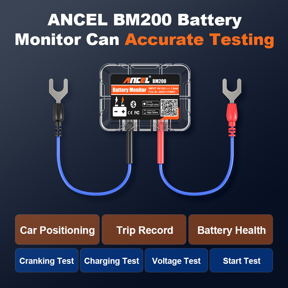 ANCEL BM200 Wireless Bluetooth - Battery Load Tester reseña y precio