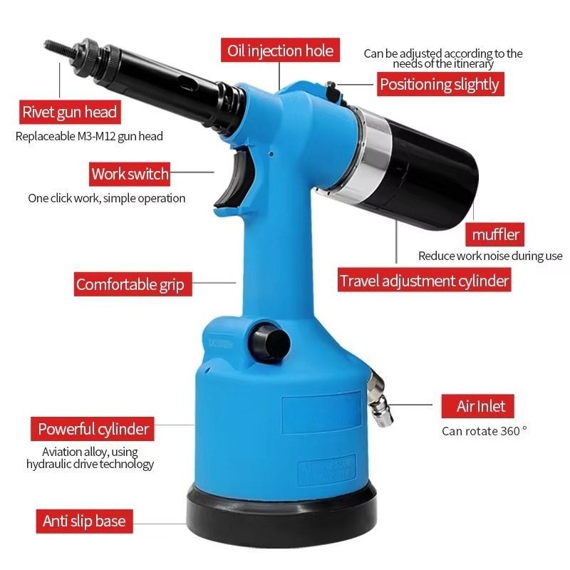 RL-5312 Heavy-Duty Air Riveter - Rivet Gun Air reseña y precio