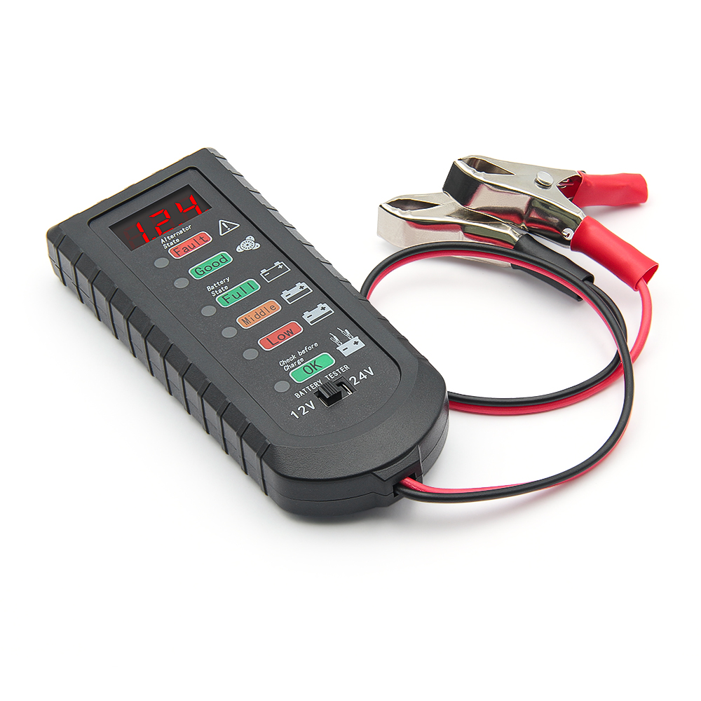 12V 24V Car Battery Tester LED - Battery Load Tester reseña y precio