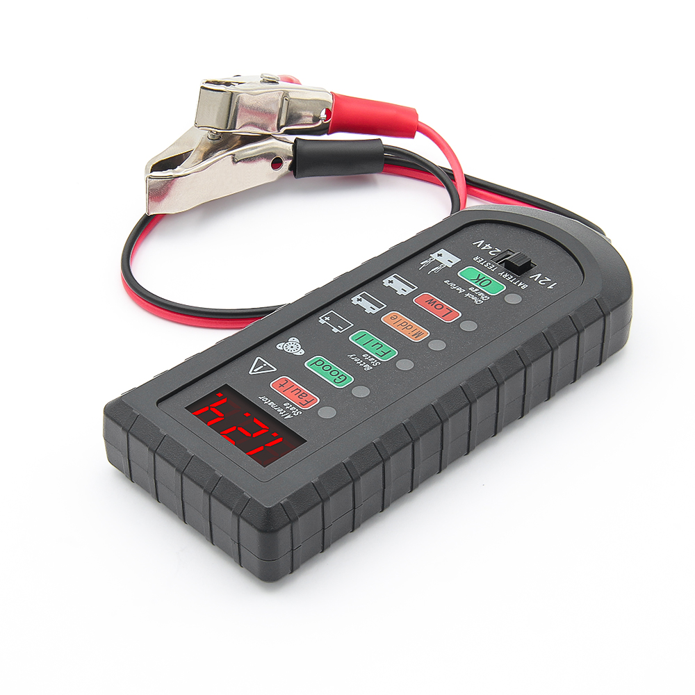 12V 24V Car Battery Tester LED - Battery Load Tester reseña y precio