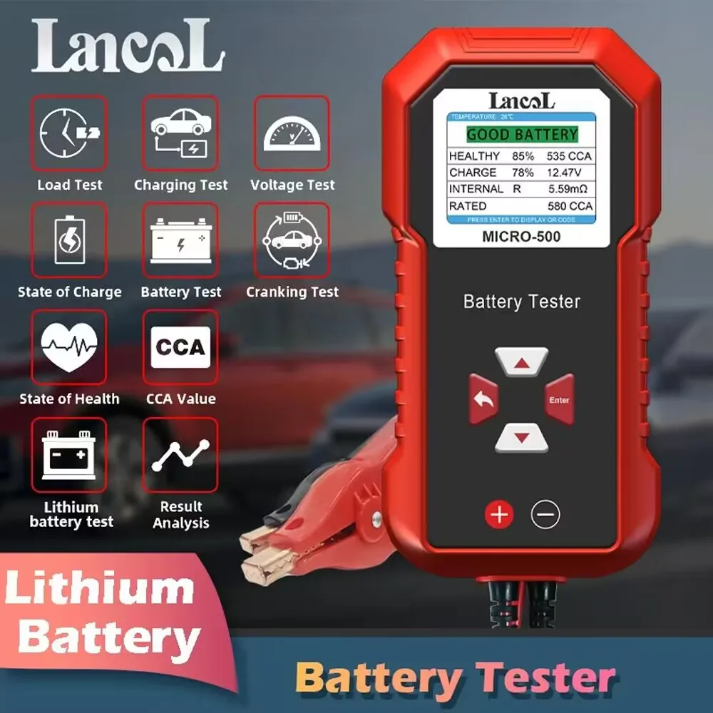 Lancol Micro 500 12V Car Batte - Battery Load Tester reseña y precio