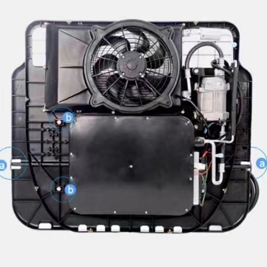 24V Truck Sleeper Parking Cool - Air Compressor reseña y precio