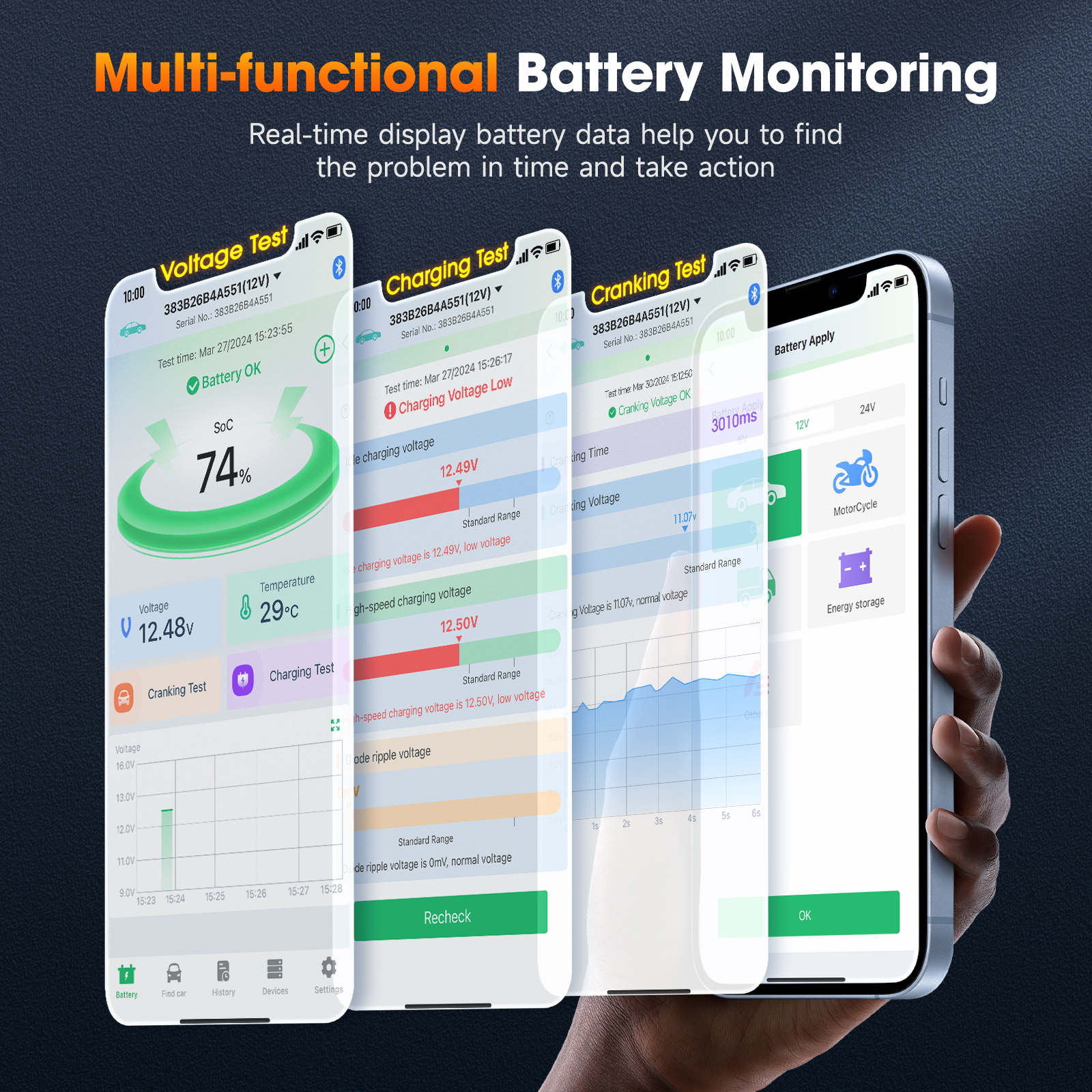 ANCEL BM300 Pro Battery  Teste - Battery Load Tester reseña y precio