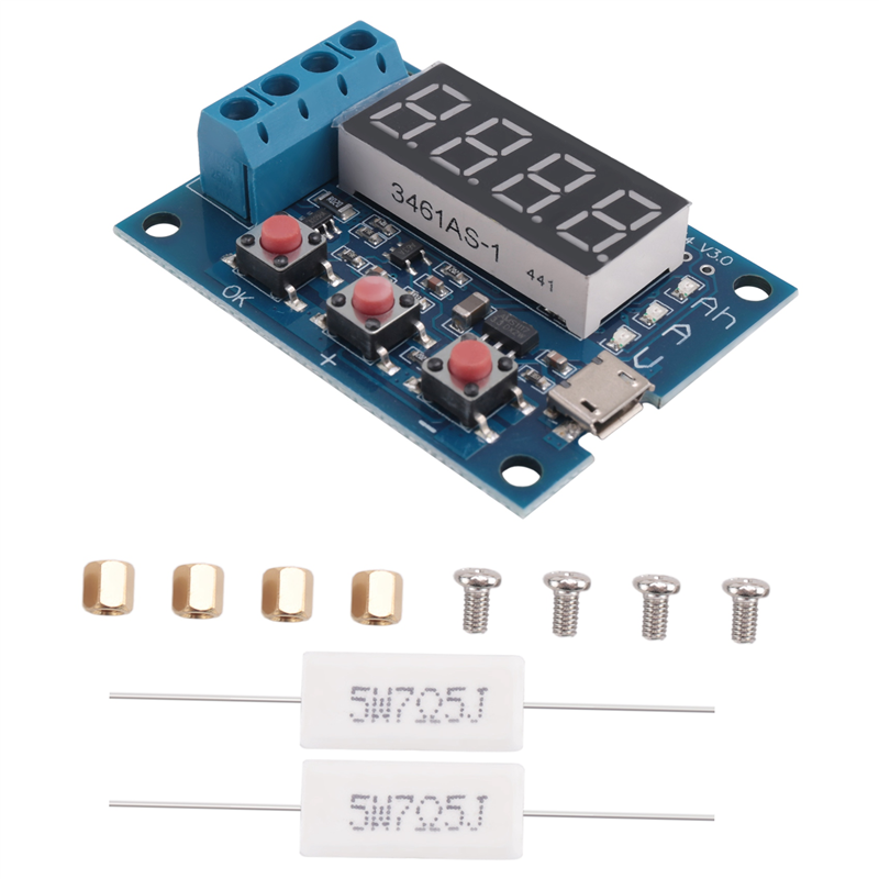 L72A-1 Piece ZB2L3 Blue 18650  - Battery Load Tester reseña y precio