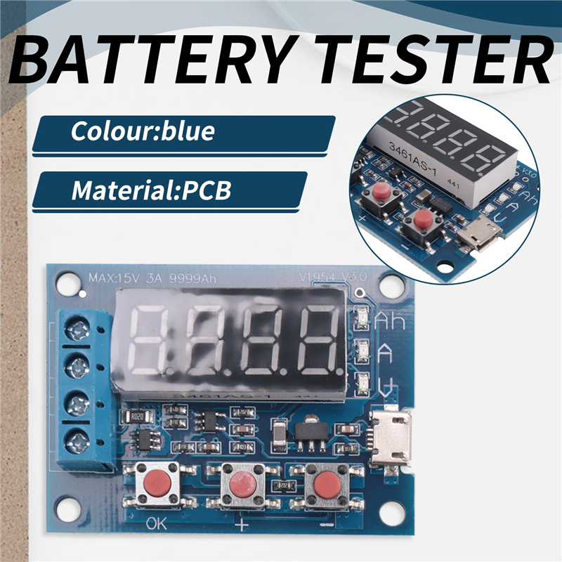 -ABGY 1 Piece ZB2L3 Blue Exter - Battery Load Tester reseña y precio
