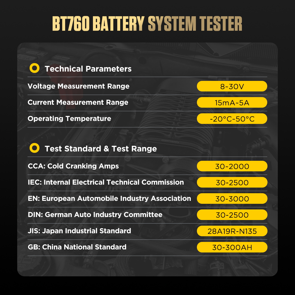 AUTOOL BT760 Automobile Batter - Battery Load Tester reseña y precio